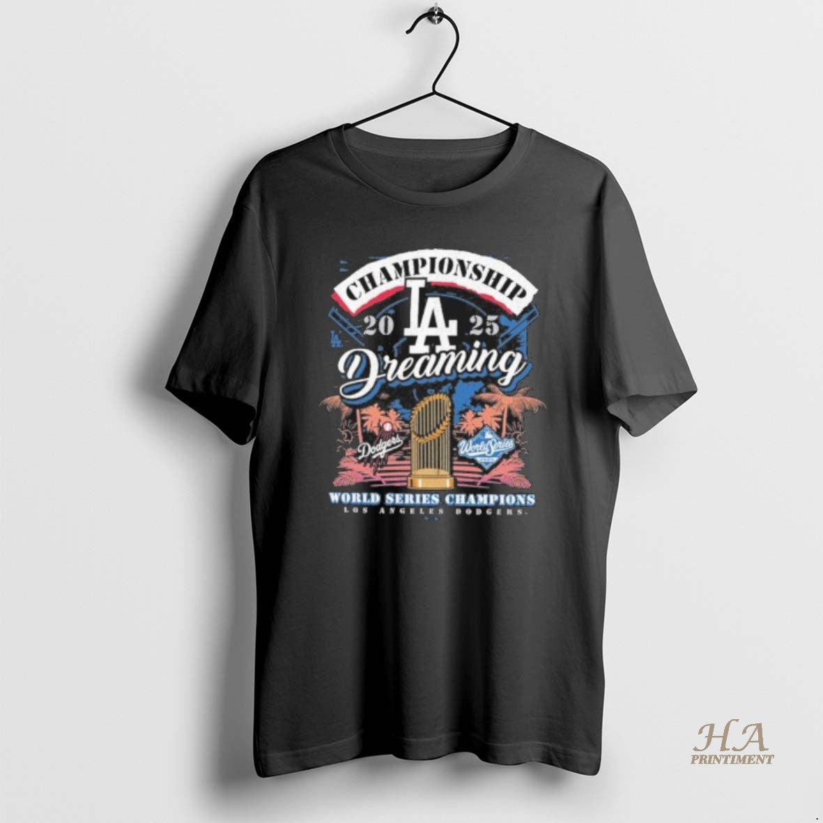 Official Los Angeles Dodgers Dreaming World Series Champions 2025 Shirt Hoodie Sweatshirt | PurePodTees.com