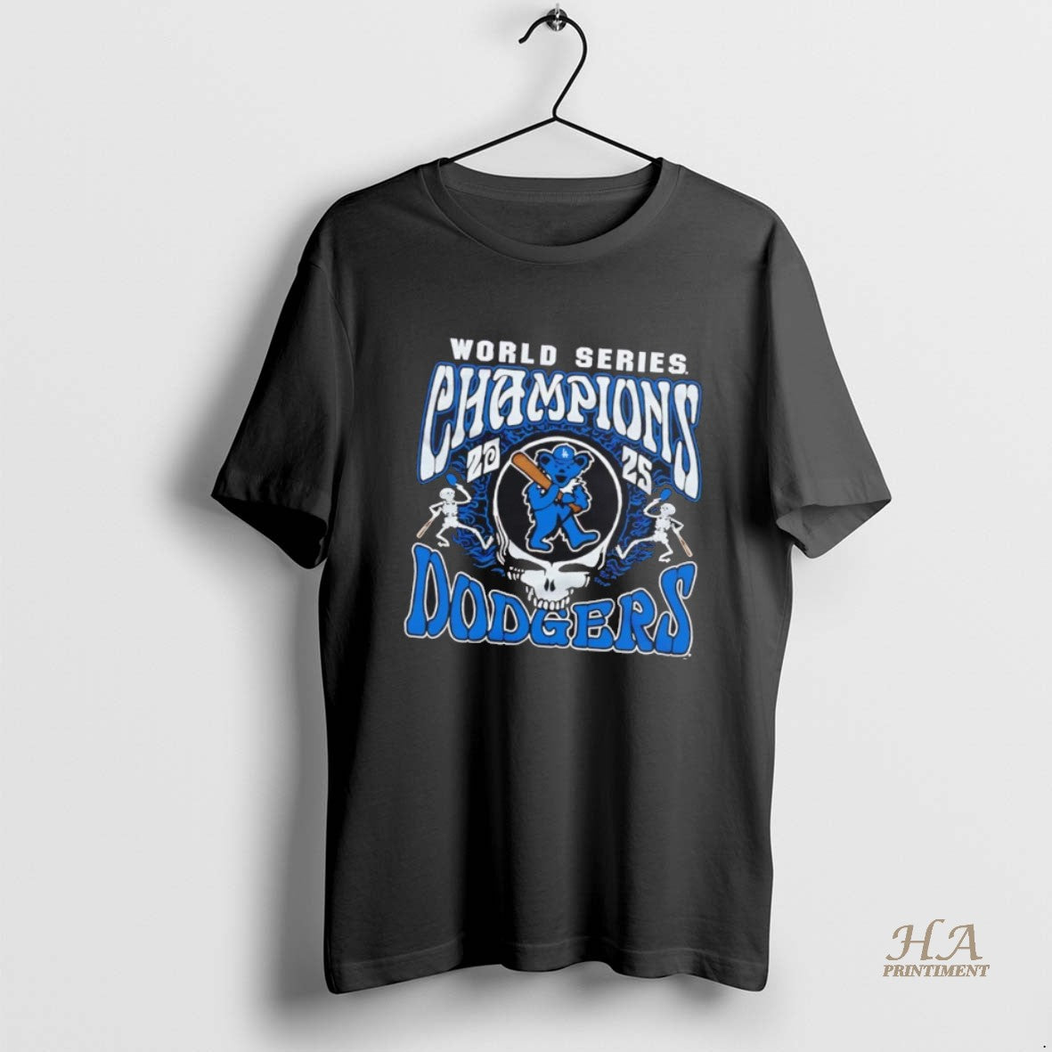 Official Los Angeles Dodgers Grateful Dead World Series Champions 2025 Shirt Hoodie Sweatshirt | PurePodTees.com