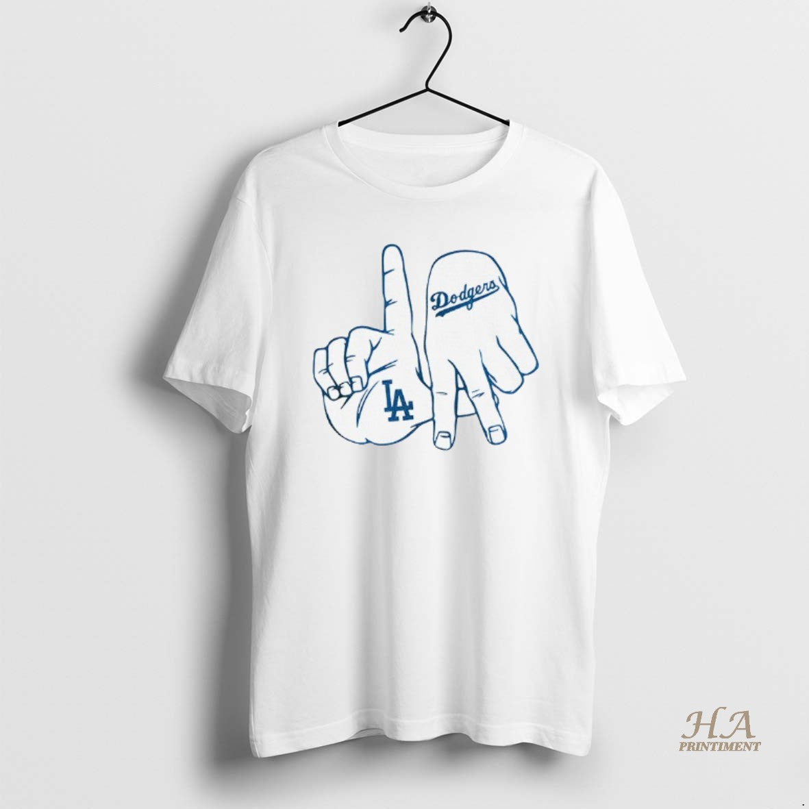 Official Los Angeles Dodgers Hand Sign Shirt Hoodie Sweatshirt | PurePodTees.com
