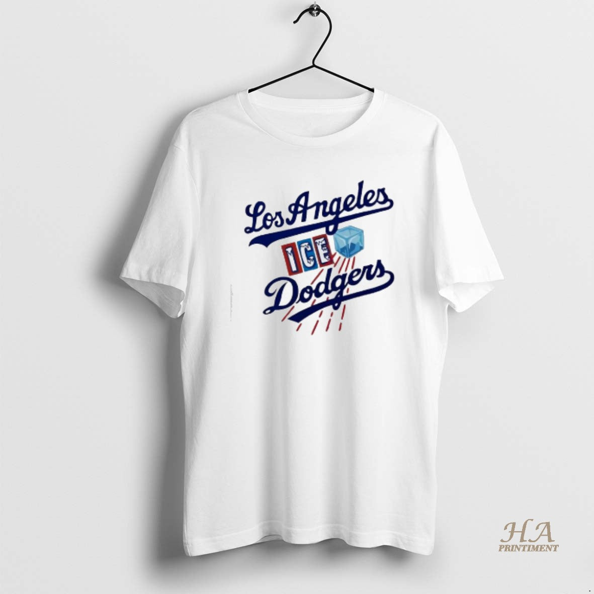 Official Los Angeles Dodgers Ice Retro Shirt Hoodie Sweatshirt | PurePodTees.com