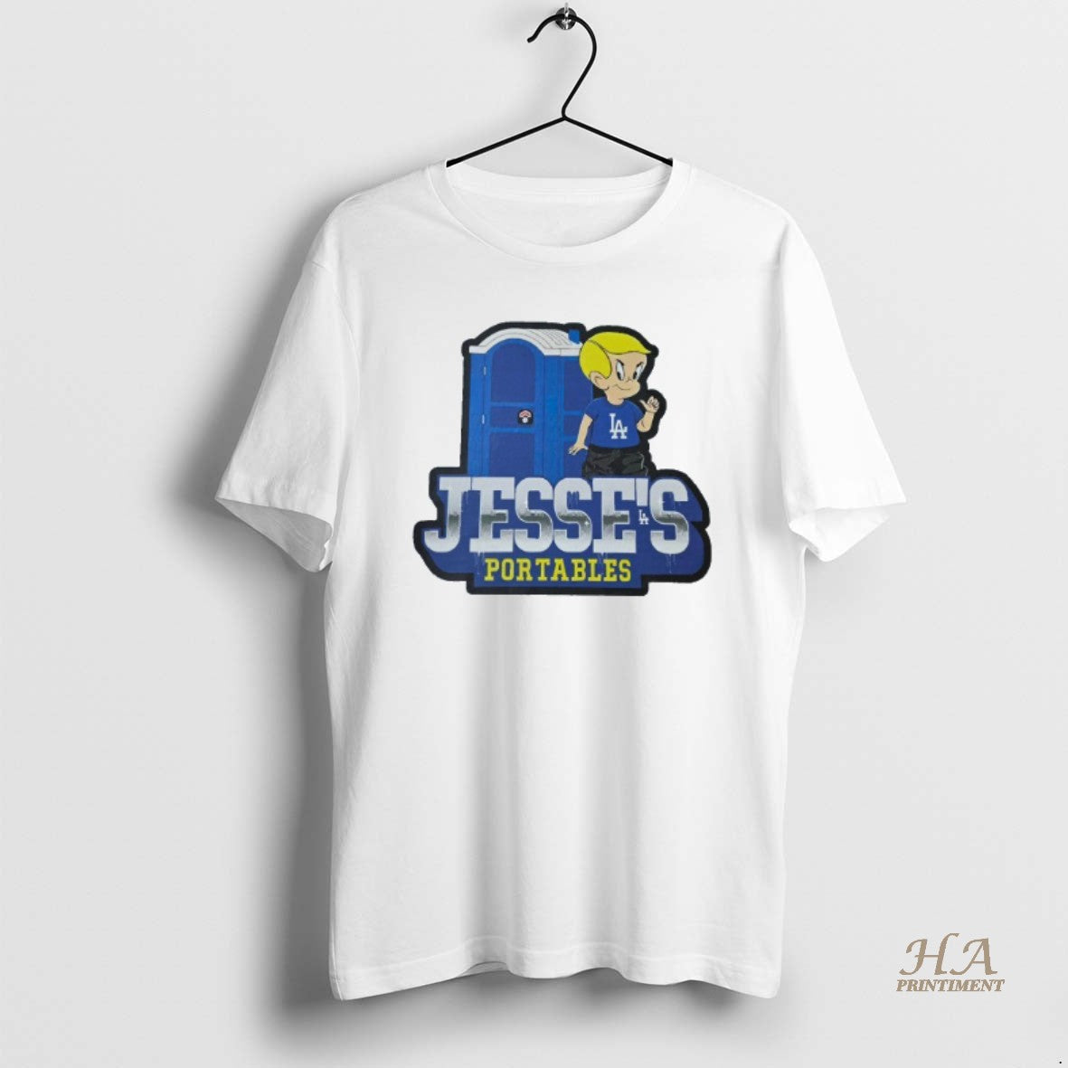 Official Los Angeles Dodgers Jesses Portables Mens White Shirt Hoodie Sweatshirt | PurePodTees.com