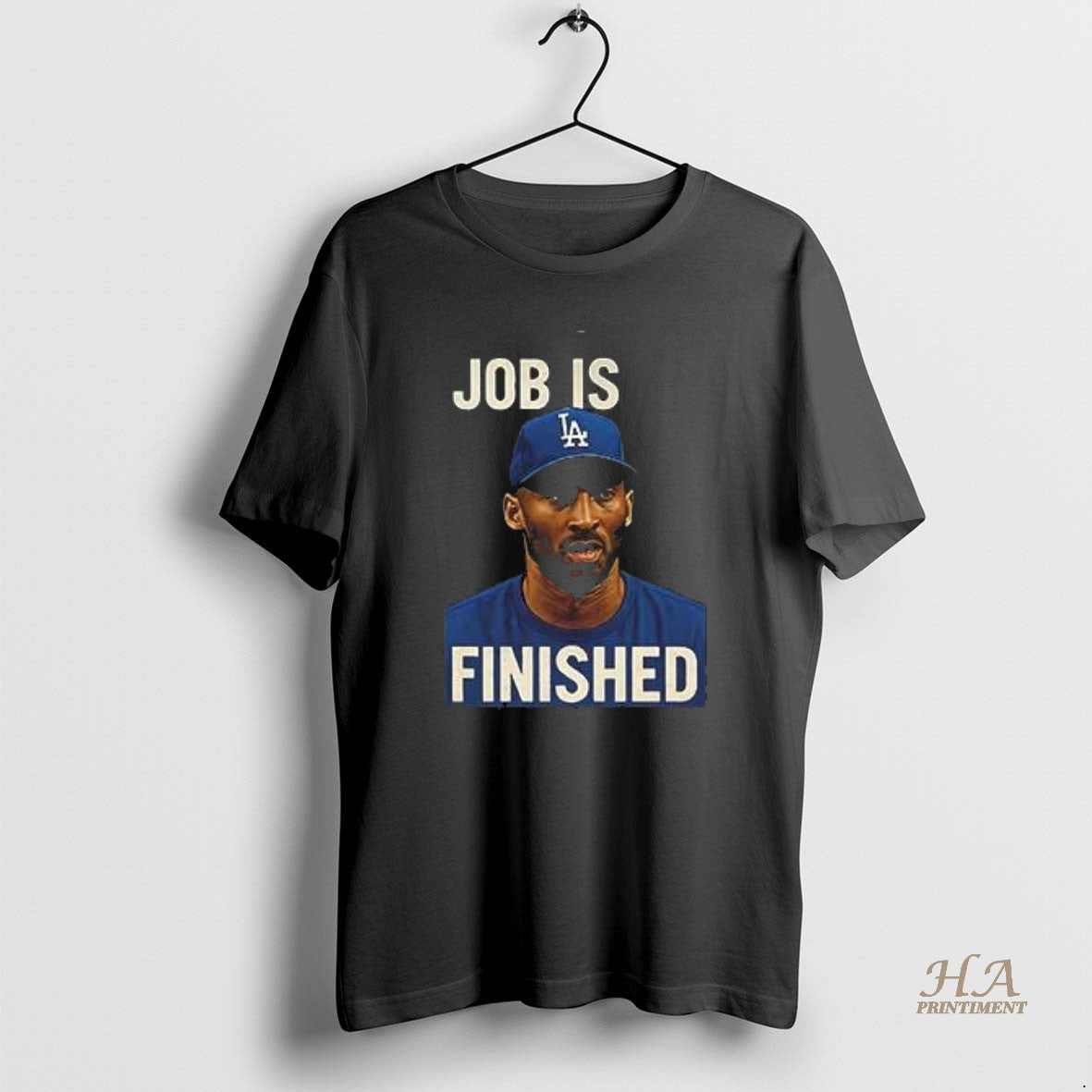 Official Los Angeles Dodgers Job Is Finished Shirt Hoodie Sweatshirt | PurePodTees.com