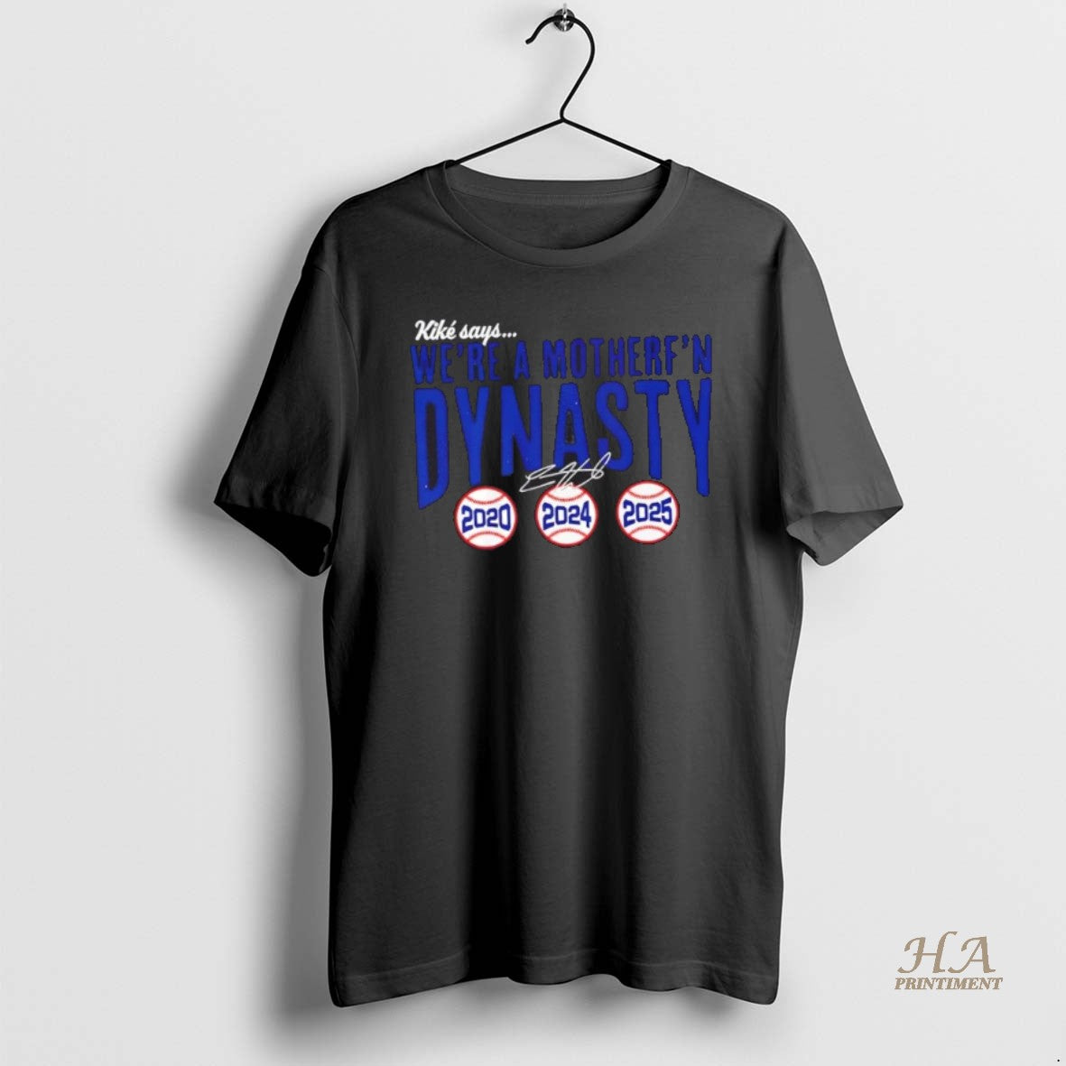 Official Los Angeles Dodgers Kike Hernandez Mother Fn Dynasty Signature Shirt Hoodie Sweatshirt | PurePodTees.com