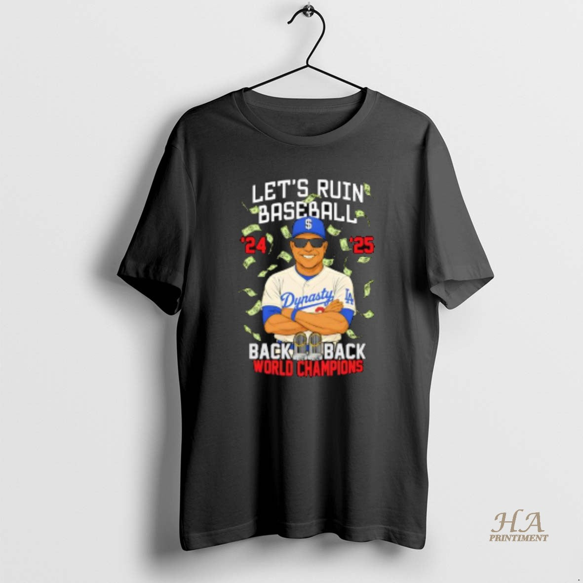 Official Los Angeles Dodgers Lets Ruin Baseball Championship Shirt Hoodie Sweatshirt | PurePodTees.com