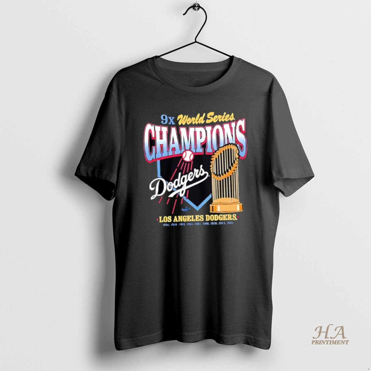 Official Los Angeles Dodgers Mlb 2025 9 Time World Series Champions Shirt Hoodie Sweatshirt | PurePodTees.com