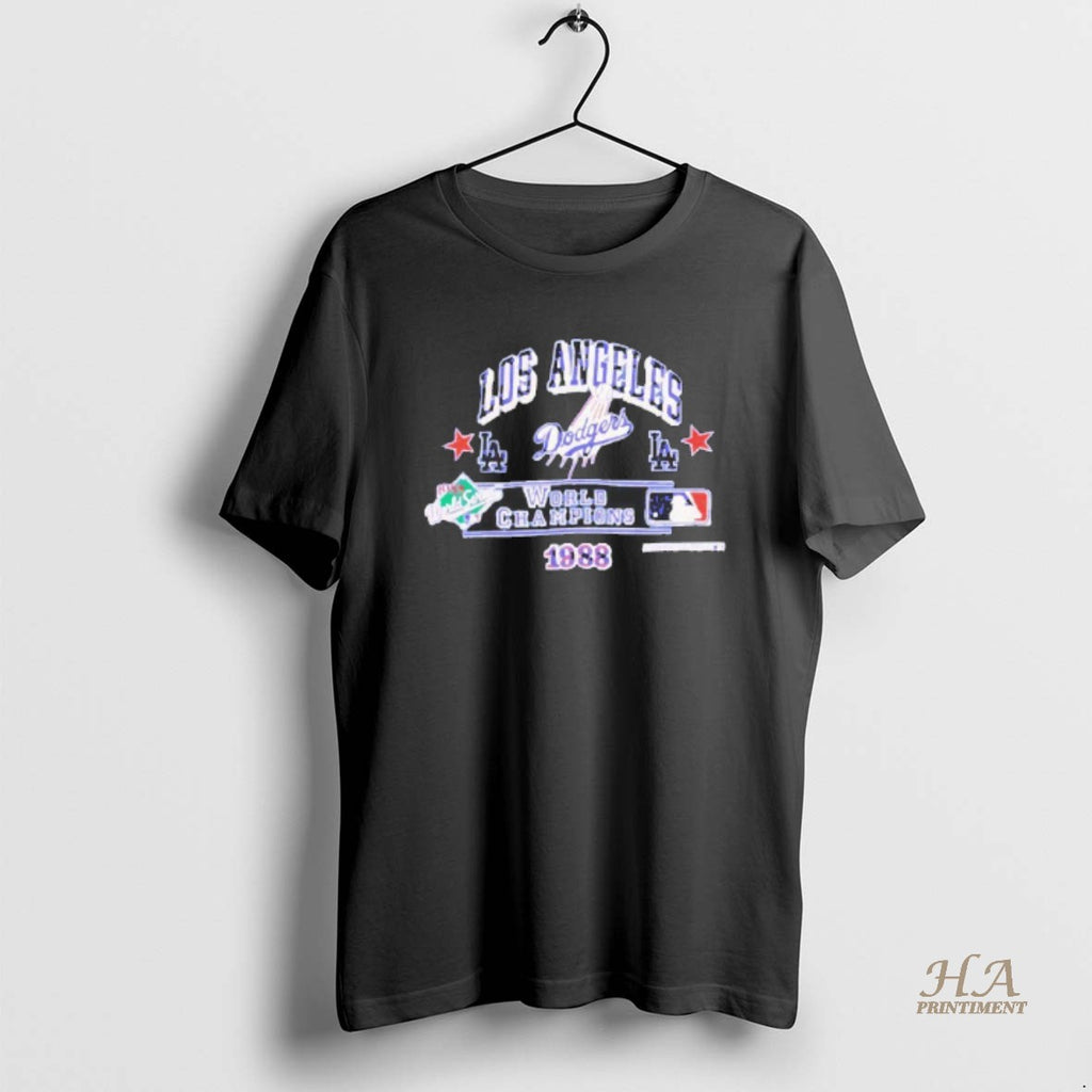 Official Los Angeles Dodgers Mlb World Series Champions 1988 Blackshirt Shirt Hoodie Sweatshirt | PurePodTees.com