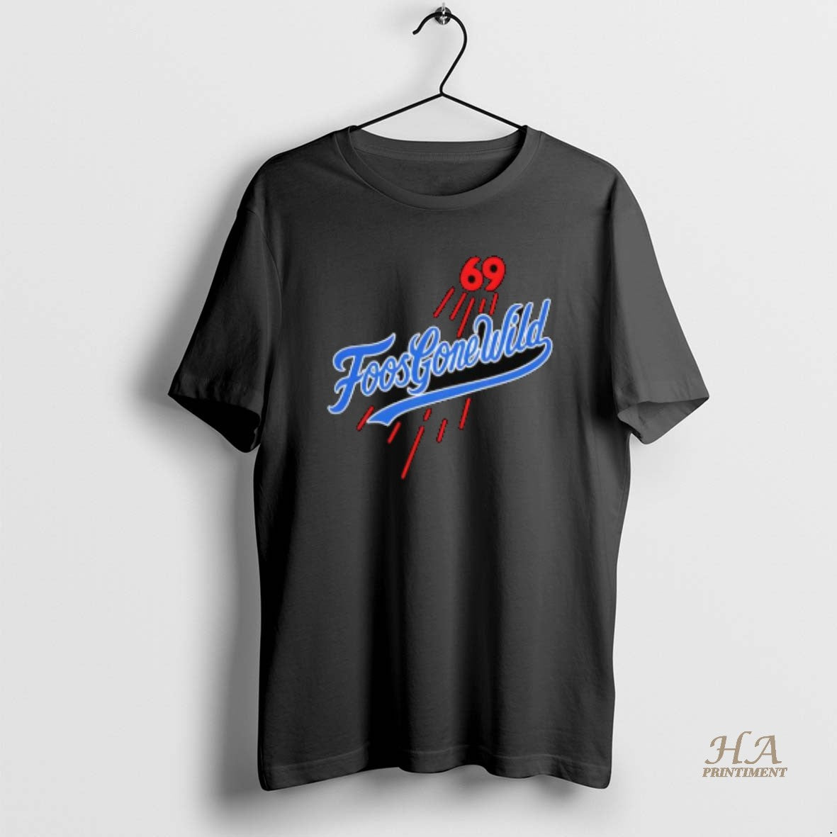 Official Los Angeles Dodgers Saca La Bolsita Foos Gone Wild Number 69 Shirt Hoodie Sweatshirt | PurePodTees.com