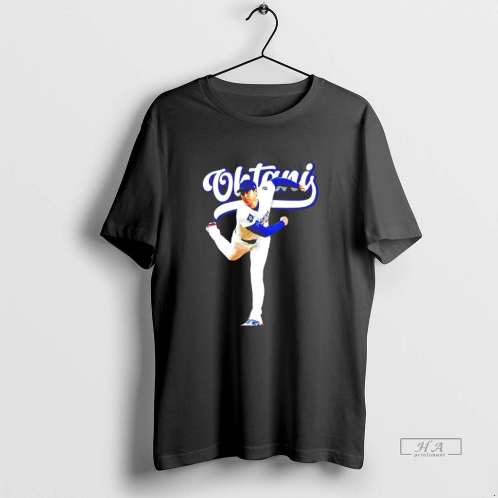 Official Los Angeles Dodgers Shohei Ohtani Pose Graphic Shirt Hoodie Sweatshirt | PurePodTees.com