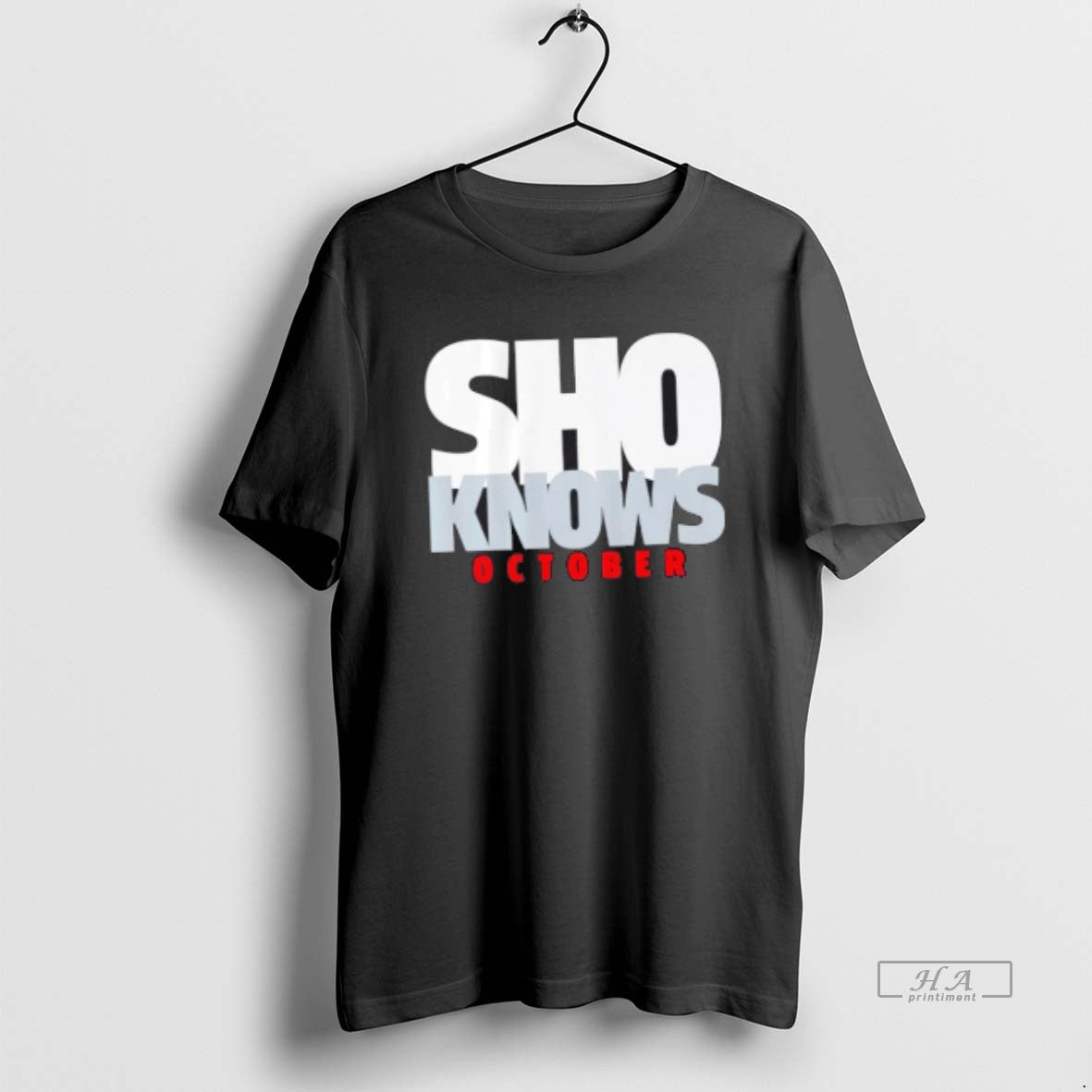 Official Los Angeles Dodgers Shohei Ohtani Sho Knows October Shirt Hoodie Sweatshirt | PurePodTees.com