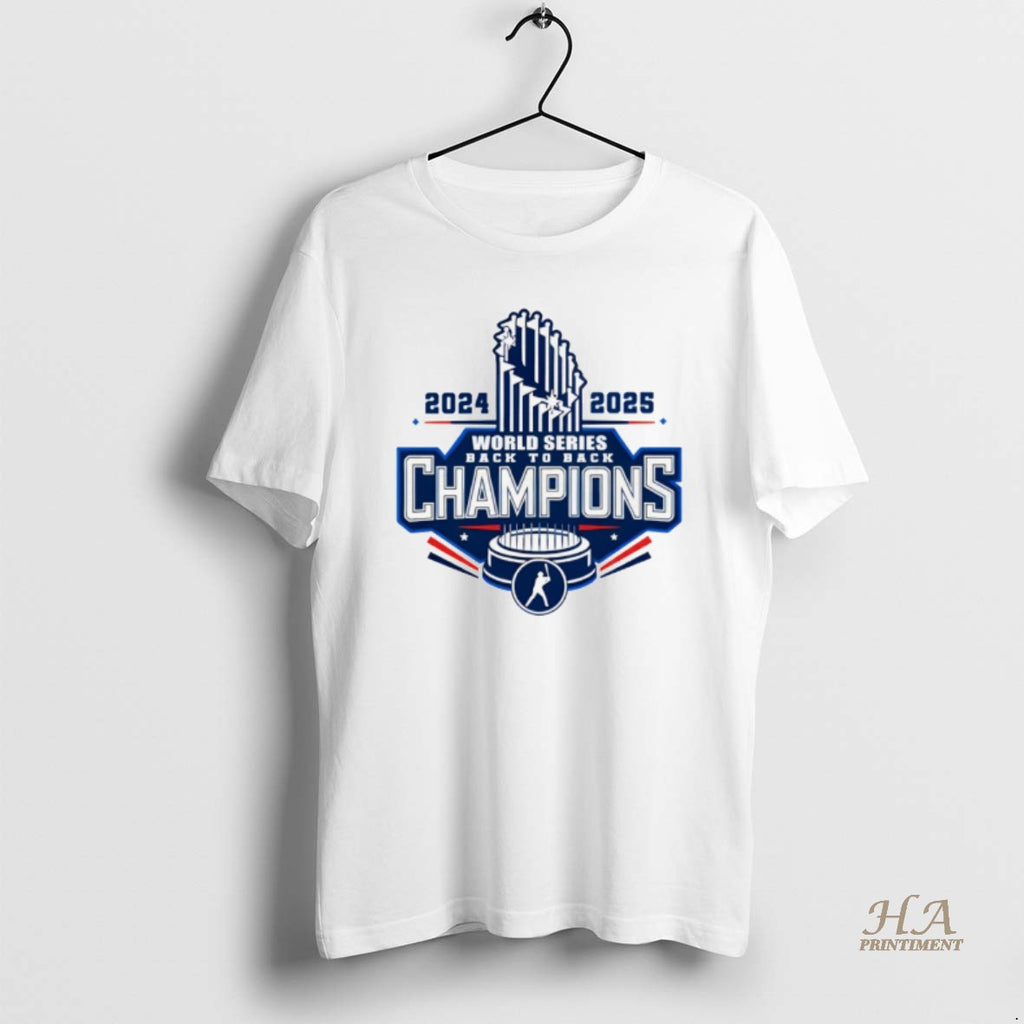 Official Los Angeles Dodgers Trophy World Series Back To Back 2024 2025 Champions Mlb Shirt Hoodie Sweatshirt