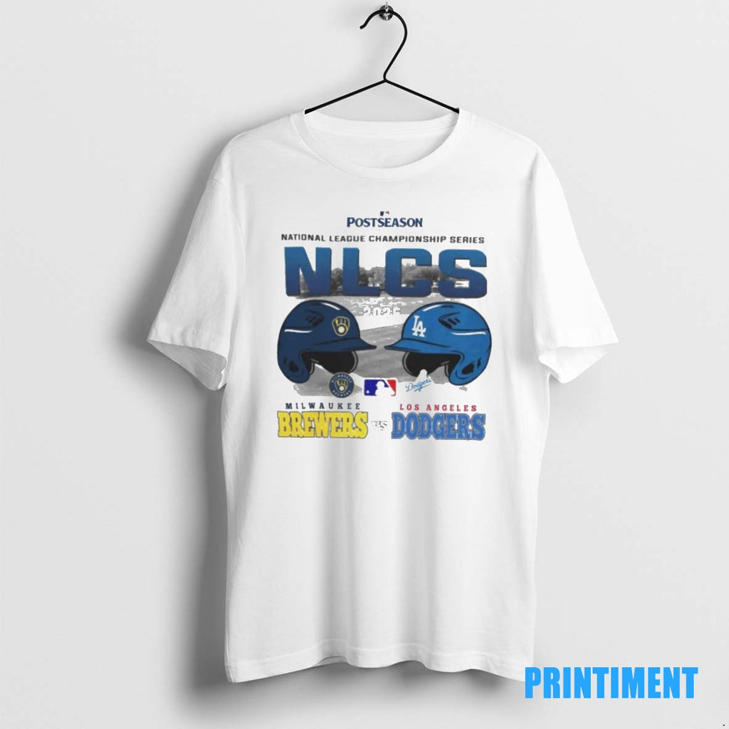 Official Los Angeles Dodgers Vs Milwaukee Brewers 2025 Postseason Nlcs Matchup Tee Sweater