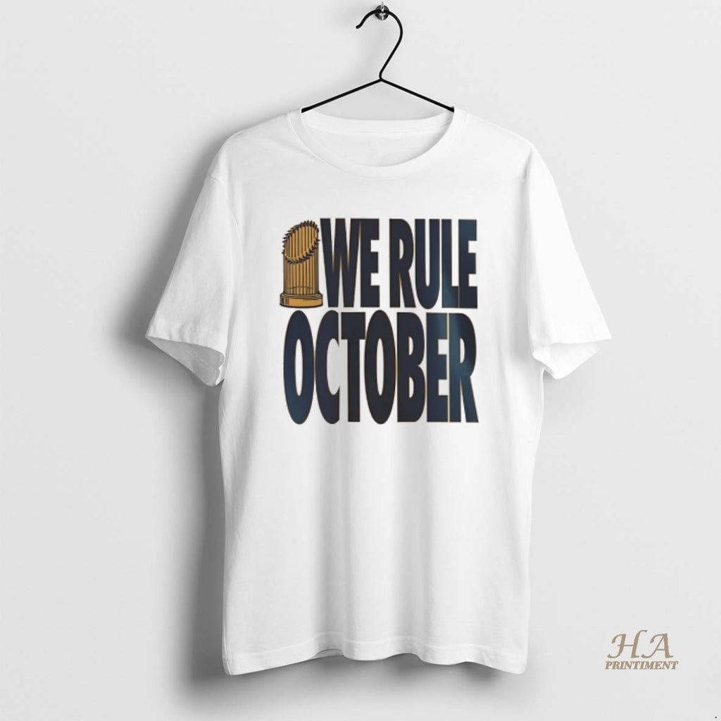 Official Los Angeles Dodgers We Rule October 2025 Shirt Hoodie Sweatshirt | PurePodTees.com