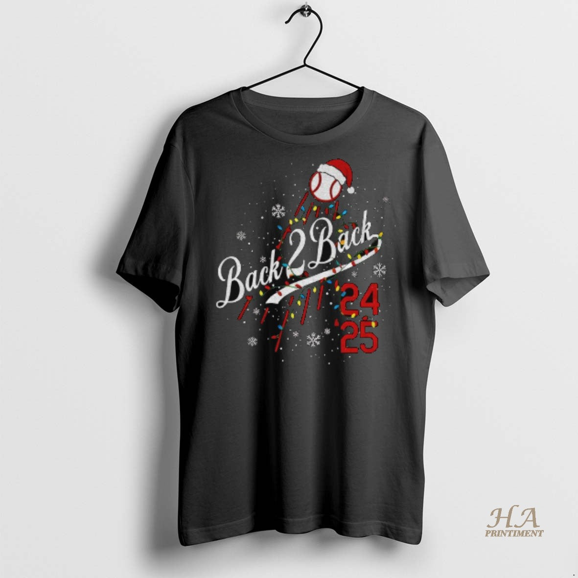 Official Los Angeles Dodgers World Series 2024 2025 Back To Back Champions Merry Christmas Shirt Hoodie Sweatshirt