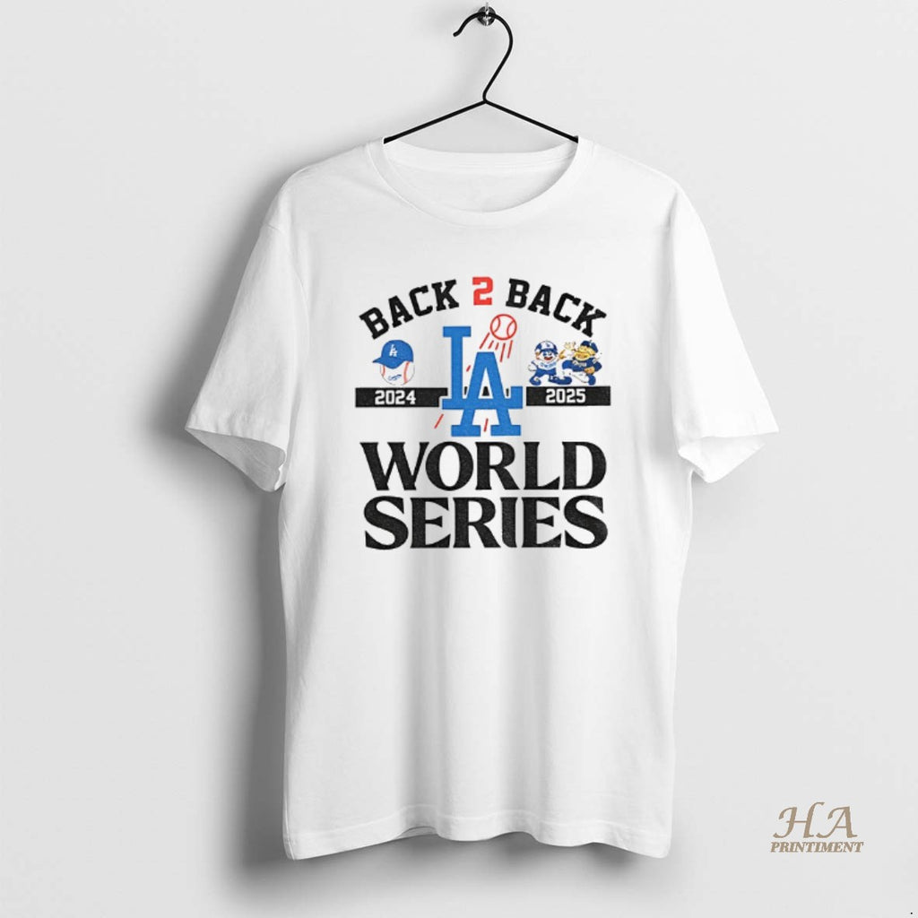 Official Los Angeles Dodgers World Series Champions 2024 2025 Back To Back World Series Shirt Hoodie Sweatshirt