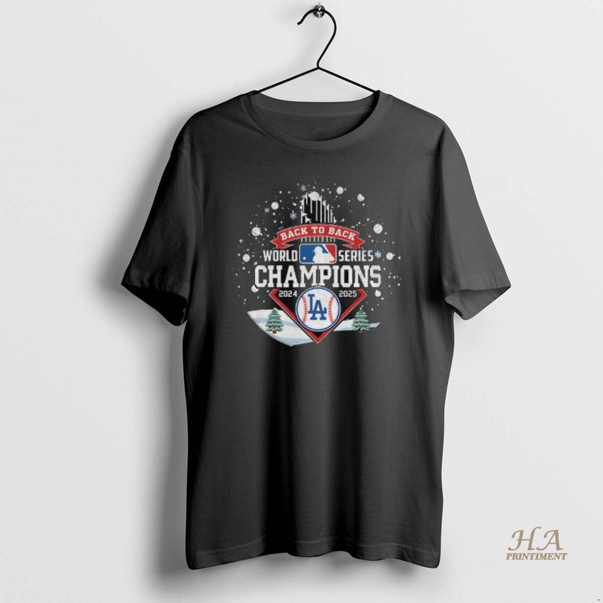 Official Los Angeles Dodgers World Series Champions 2025 For Christmas Tree Mlb Back To Back Shirt Hoodie Sweatshirt