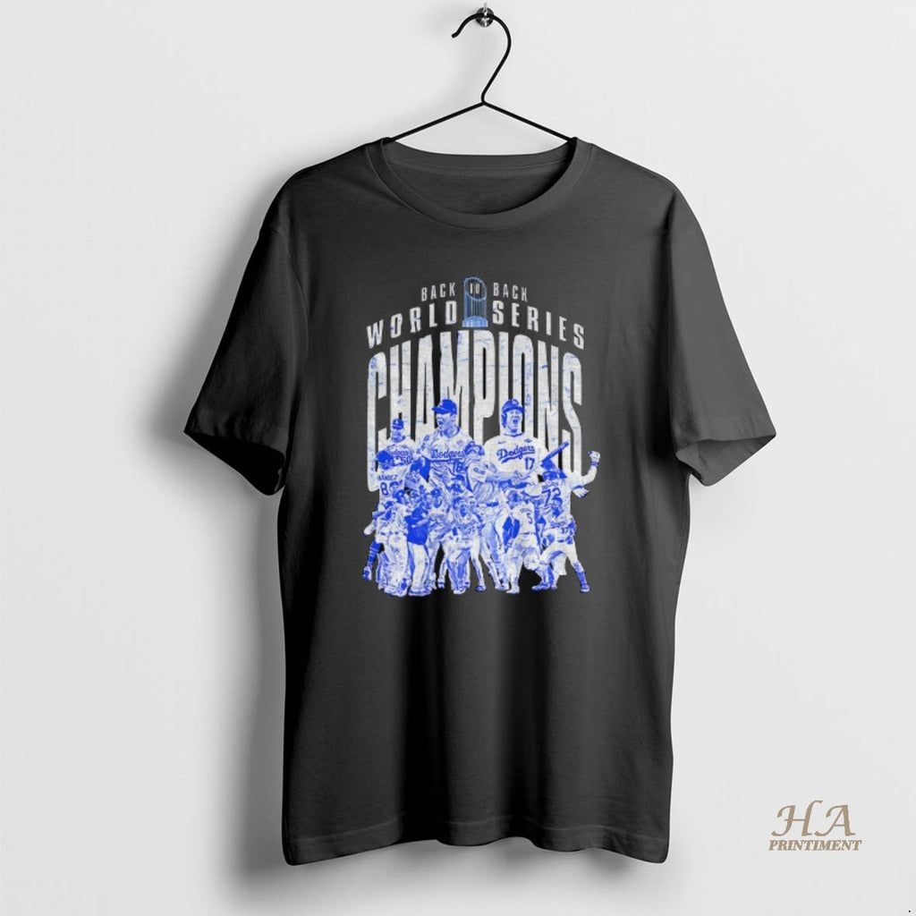Official Los Angeles Dodgers World Series Champions Back To Back 2025 Shirt Hoodie Sweatshirt | PurePodTees.com