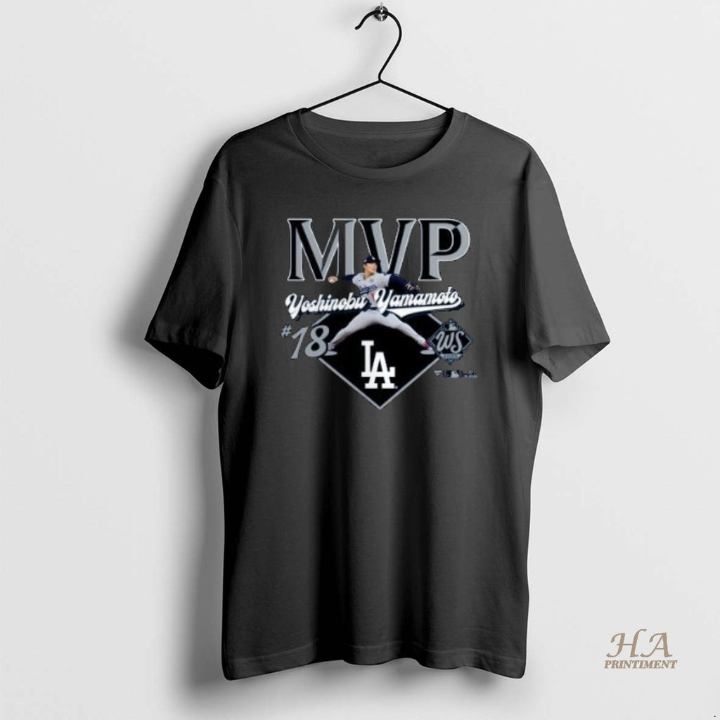 Official Los Angeles Dodgers Yoshinobu Yamamoto 2025 World Series Mvp Big Tall Shirt Hoodie Sweatshirt | PurePodTees.com