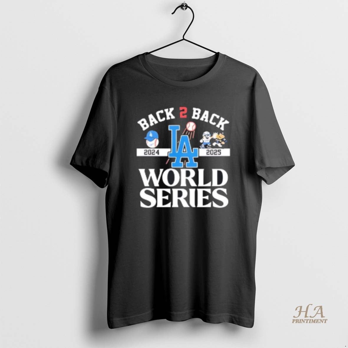 Official Los Angeles Dodgers Back 2 Back World Series 2024 2025 Shirt Hoodie Sweatshirt | PurePodTees.com