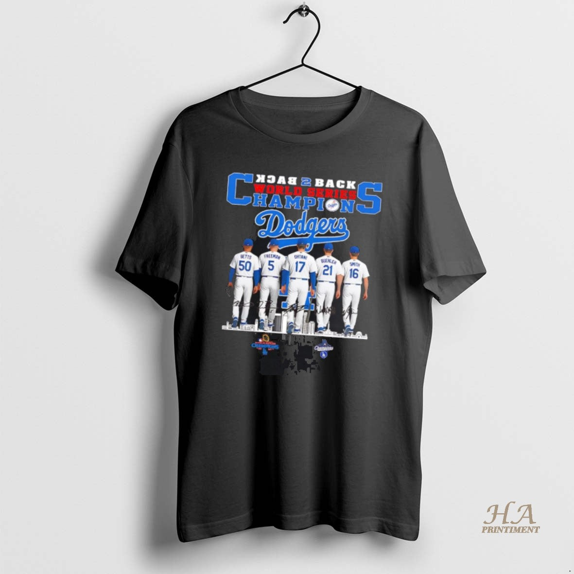 Official Los Angeles Dodgers Back To Back World Series Champions 2025 Skyline Shirt Hoodie Sweatshirt | PurePodTees.com