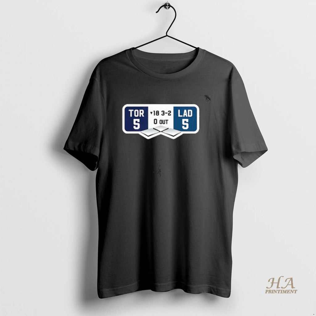 Official Los Angeles Dodgers Vs Toronto Blue Jays World Series Champions 2025 Score Table Shirt Hoodie Sweatshirt