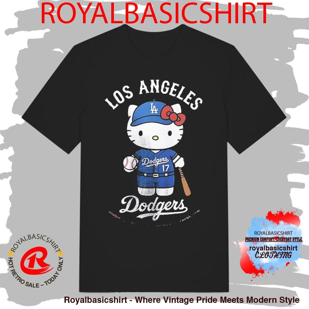 Los Angeles Dodgers x Hello Kitty Baseball Shirt