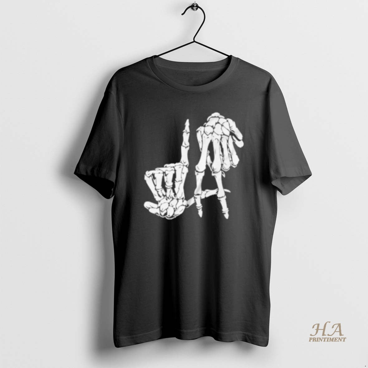 Official Los Angeles Skeleton Hand Sign Shirt Hoodie Sweatshirt | PurePodTees.com