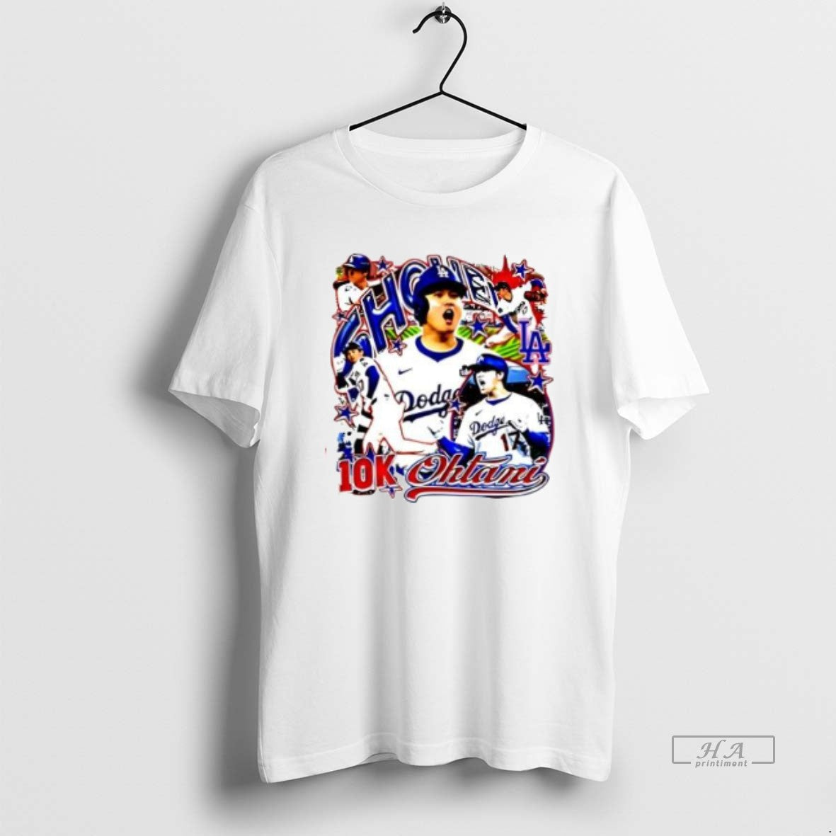 Official Los Angeles Dodgers Shohei Ohtani 10k Shirt Hoodie Sweatshirt | PurePodTees.com
