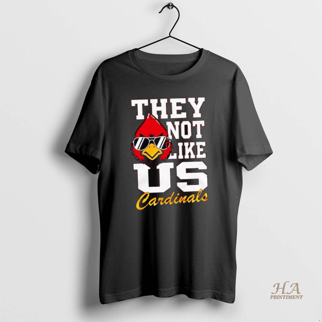 Official Louisville Cardinals 2025 Ncaa They Not Like Us Shirt Hoodie Sweatshirt | PurePodTees.com