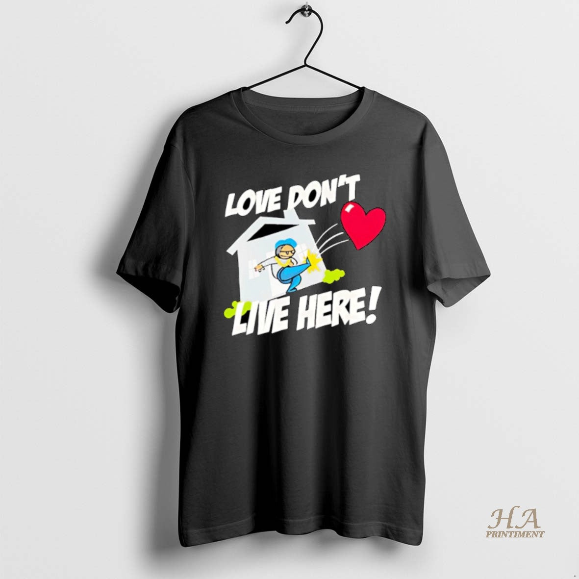 Official Love Dont Live Here Christmas Ornaments Shirt Hoodie Sweatshirt | PurePodTees.com