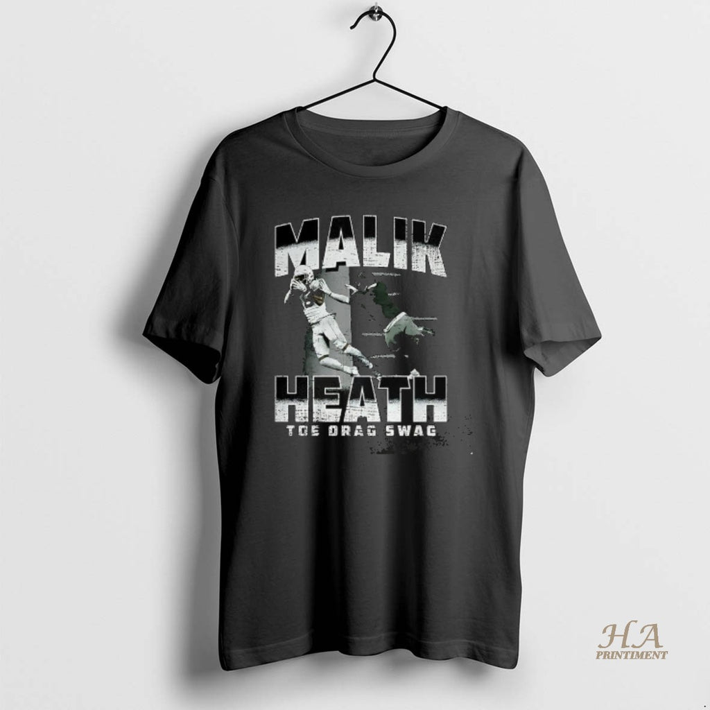 Official Malik Heath Green Bay Packers Football Toe Drag Swag Shirt Hoodie Sweatshirt | PurePodTees.com