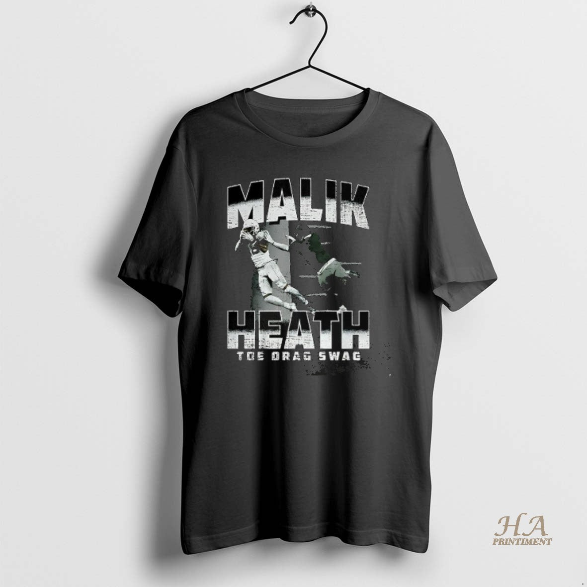 Official Malik Heath Green Bay Packers Football Toe Drag Swag Shirt Hoodie Sweatshirt | PurePodTees.com