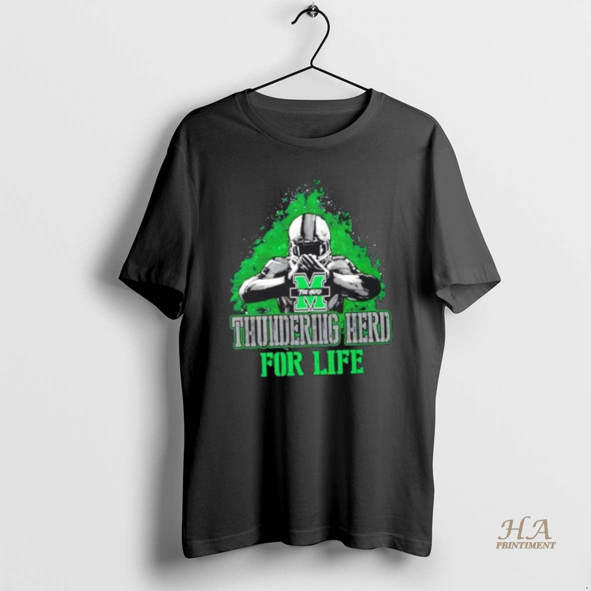 Official Marshall Thundering Herd Football For Life Shirt Hoodie Sweatshirt | PurePodTees.com