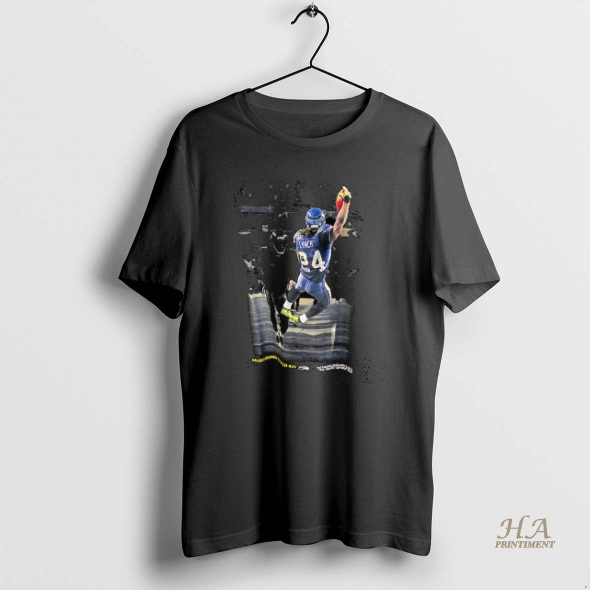 Official Marshawn Lynch 24 The Beast Quake Run Shirt Hoodie Sweatshirt | PurePodTees.com