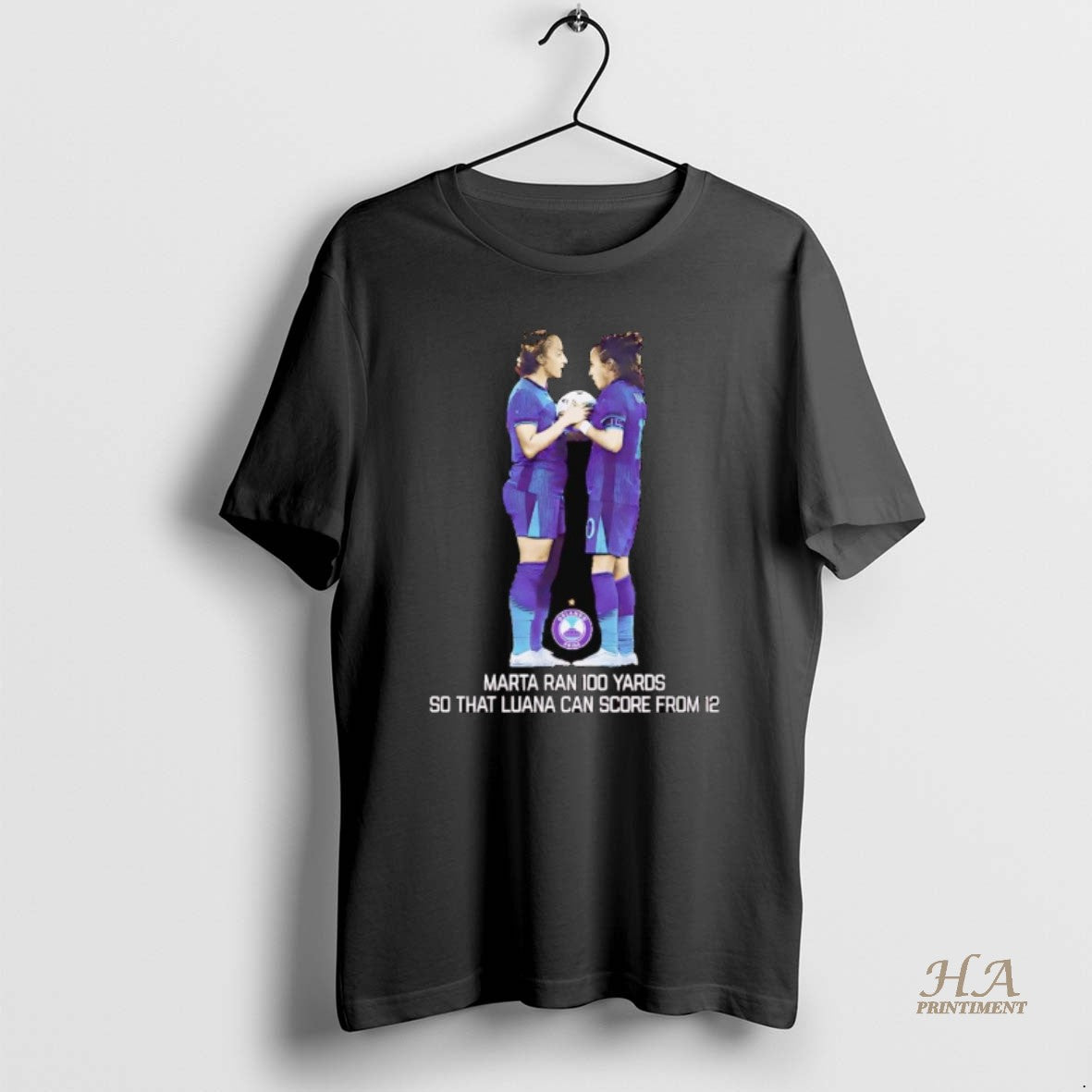 Official Marta Ran 100 Yards So That Luana Can Score From 12 Orlando Pride Shirt Hoodie Sweatshirt | PurePodTees.com
