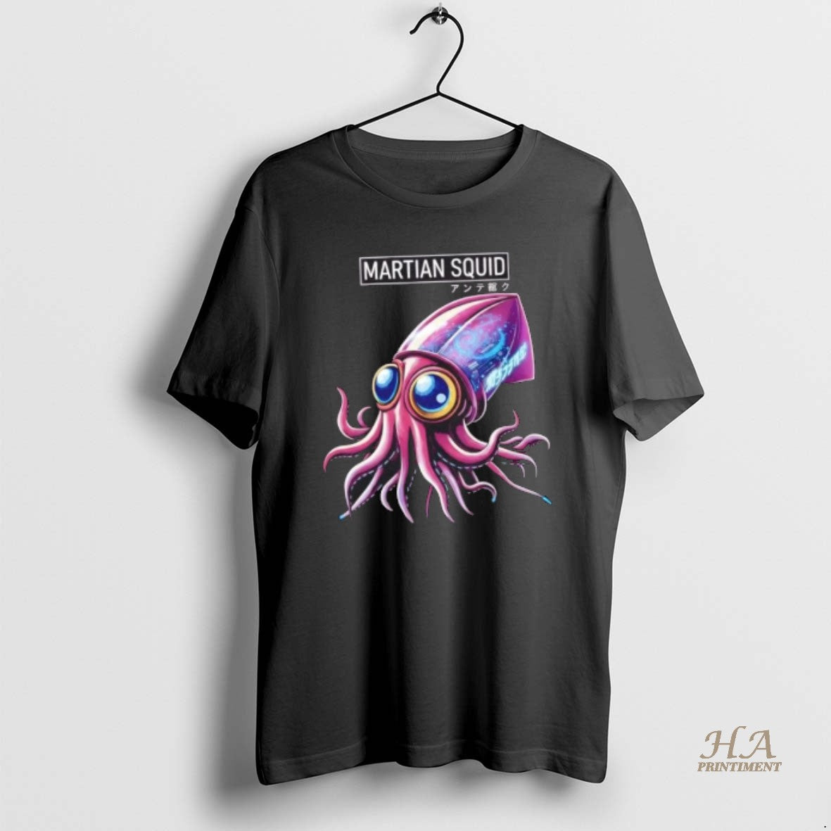 Official Martian Squid Cyberpunk Alien Sci Fi Shirt Hoodie Sweatshirt | PurePodTees.com