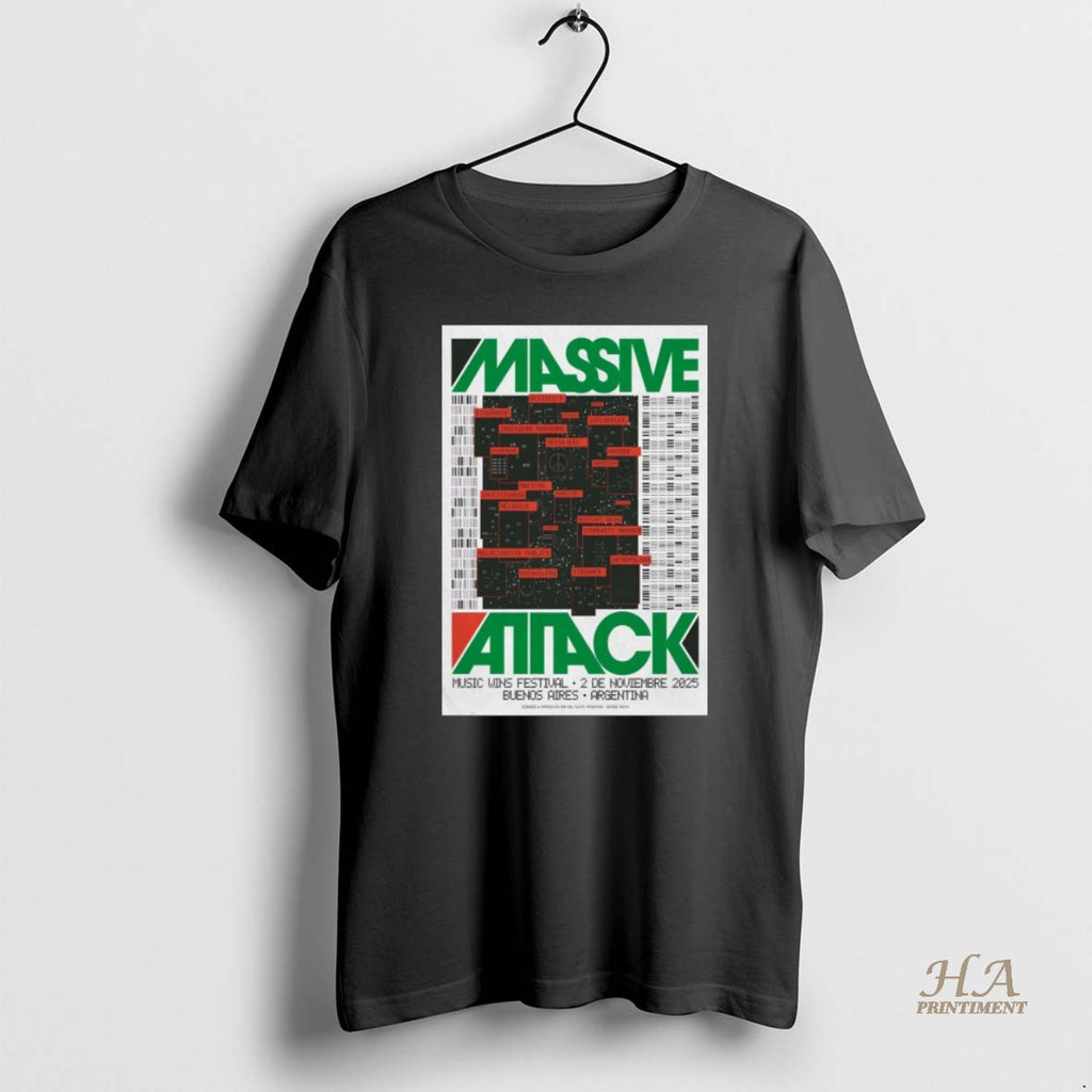 Official Massive Attack Music Wins Festival On November 2 2025 Buenos Aires Argentina Shirt Hoodie Sweatshirt