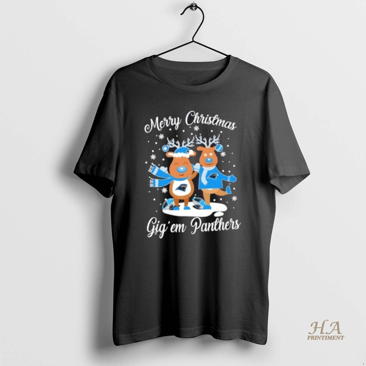 Official Merry Christmas Gig Em Carolina Panthers Football Shirt Hoodie Sweatshirt | PurePodTees.com