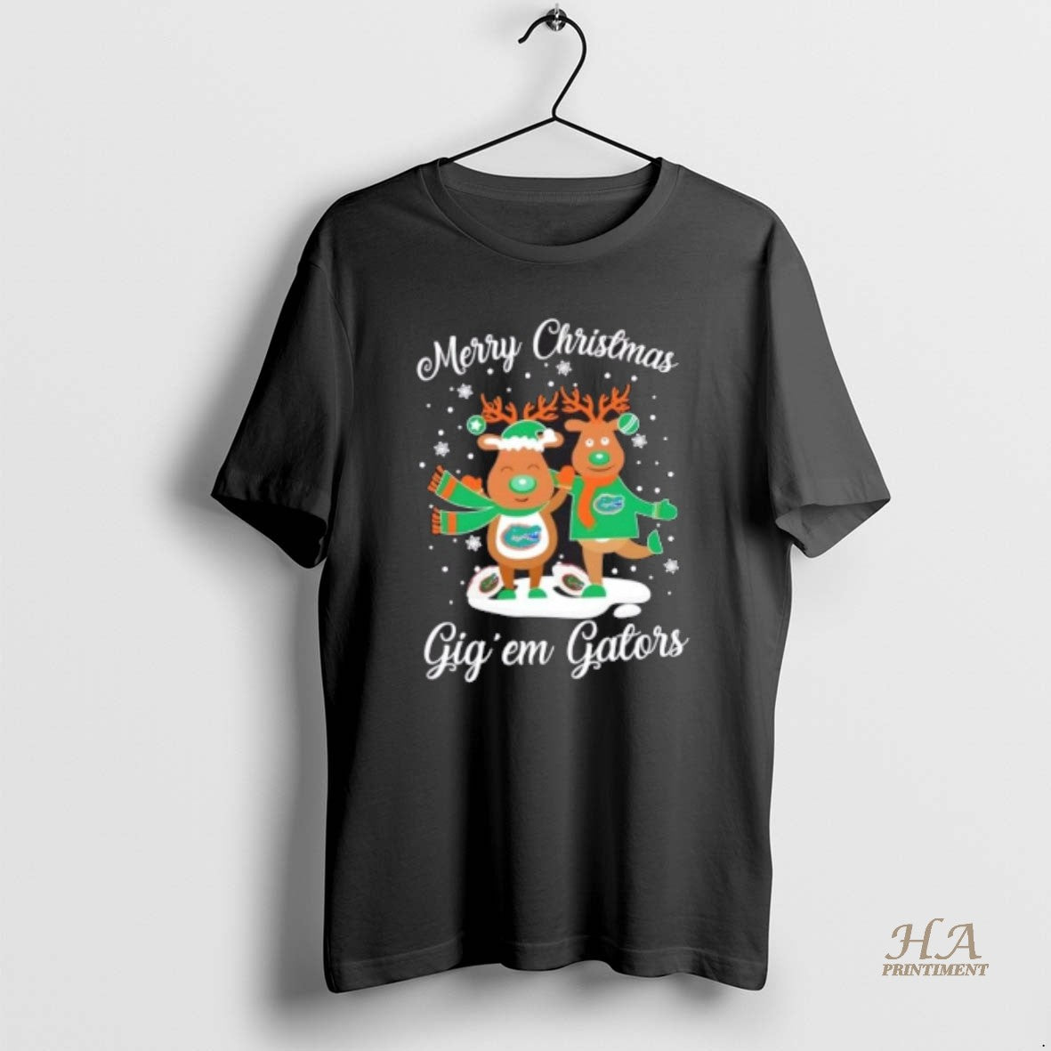 Official Merry Christmas Gig Em East Florida Gators Shirt Hoodie Sweatshirt | PurePodTees.com