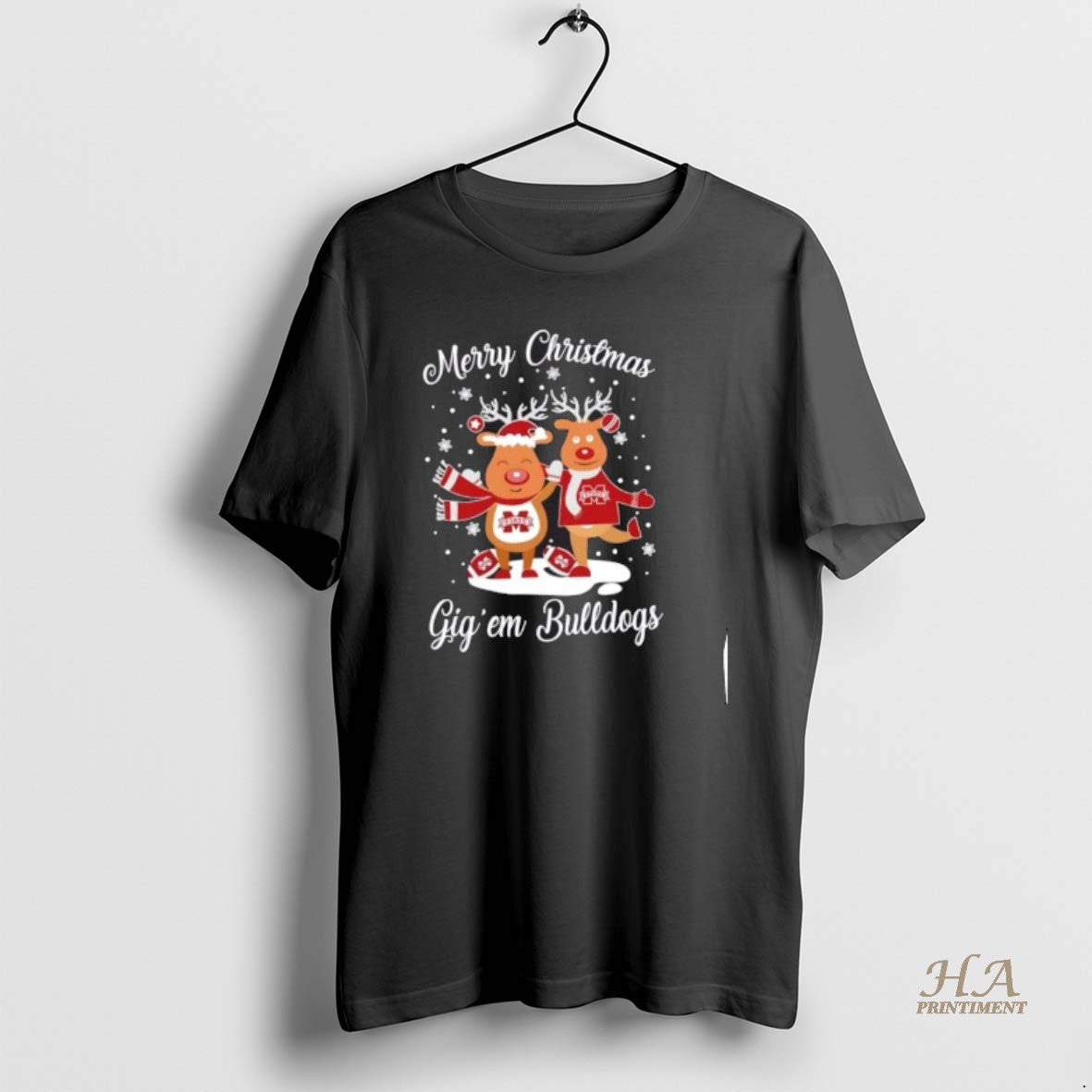 Official Merry Christmas Gig Em Mississippi State Bulldogs Football Shirt Hoodie Sweatshirt | PurePodTees.com