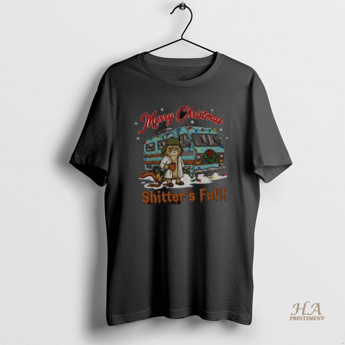 Official Merry Christmas Shitters Full Cat Shirt Hoodie Sweatshirt | PurePodTees.com