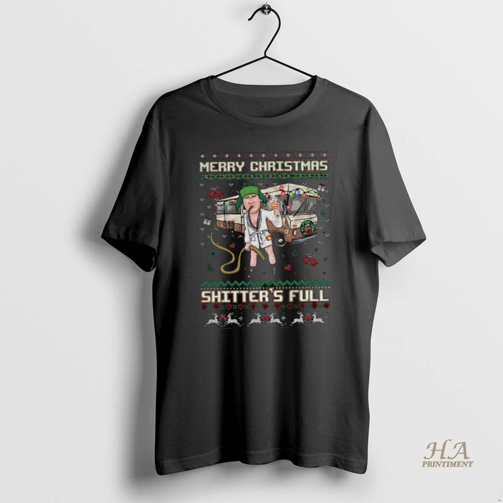 Official Merry Christmas Shitters Full Christmas Vacation Ugly Xmas Shirt Hoodie Sweatshirt | PurePodTees.com