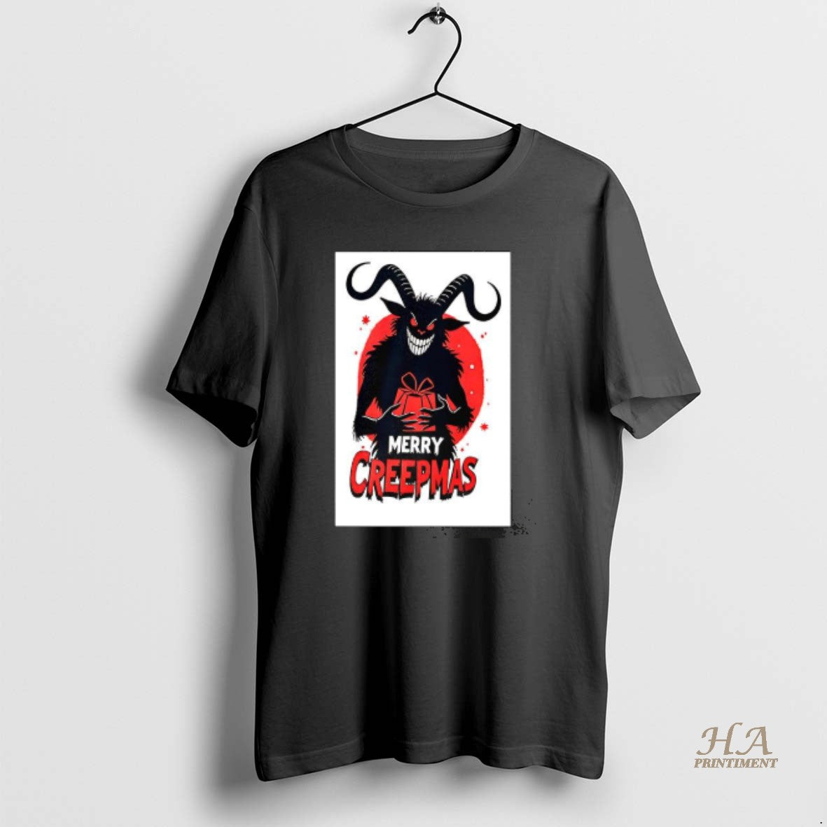 Official Merry Creepmas Krampus Holiday Christmas Shirt Hoodie Sweatshirt | PurePodTees.com
