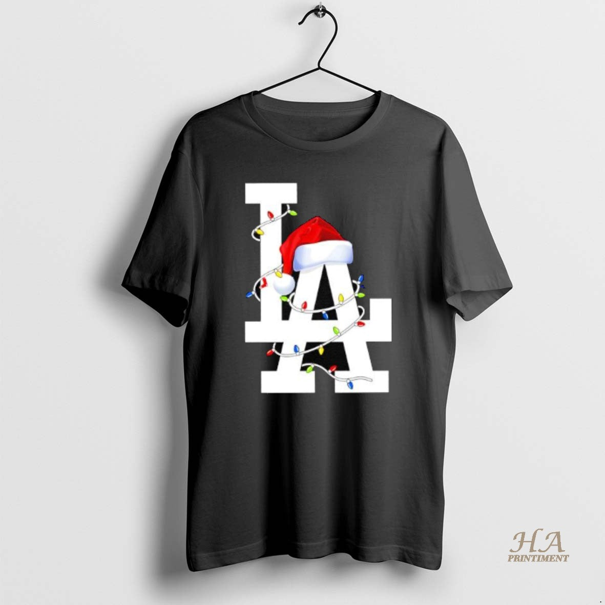 Official Merry La Dodgers Christmas Lights Shirt Hoodie Sweatshirt | PurePodTees.com