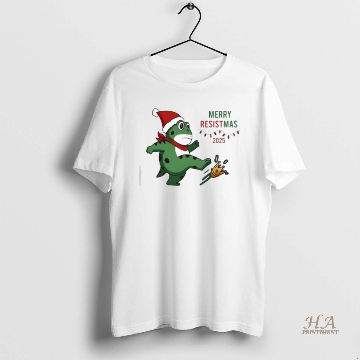 Official Merry Resistmas Portland Frog Resist No King Shirt Hoodie Sweatshirt | PurePodTees.com