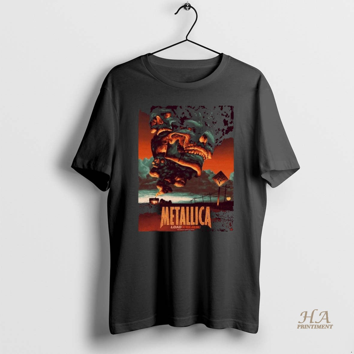 Official Metallica Load The House Jack Built Art By Max Loeffler Addition Load Series Shirt Hoodie Sweatshirt