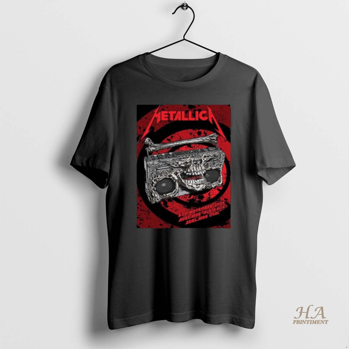 Official Metallica M72 Adelaide Australia Venue At Adelaide Oval On November 5 2025 Skeleton Radio Shirt Hoodie Sweatshirt