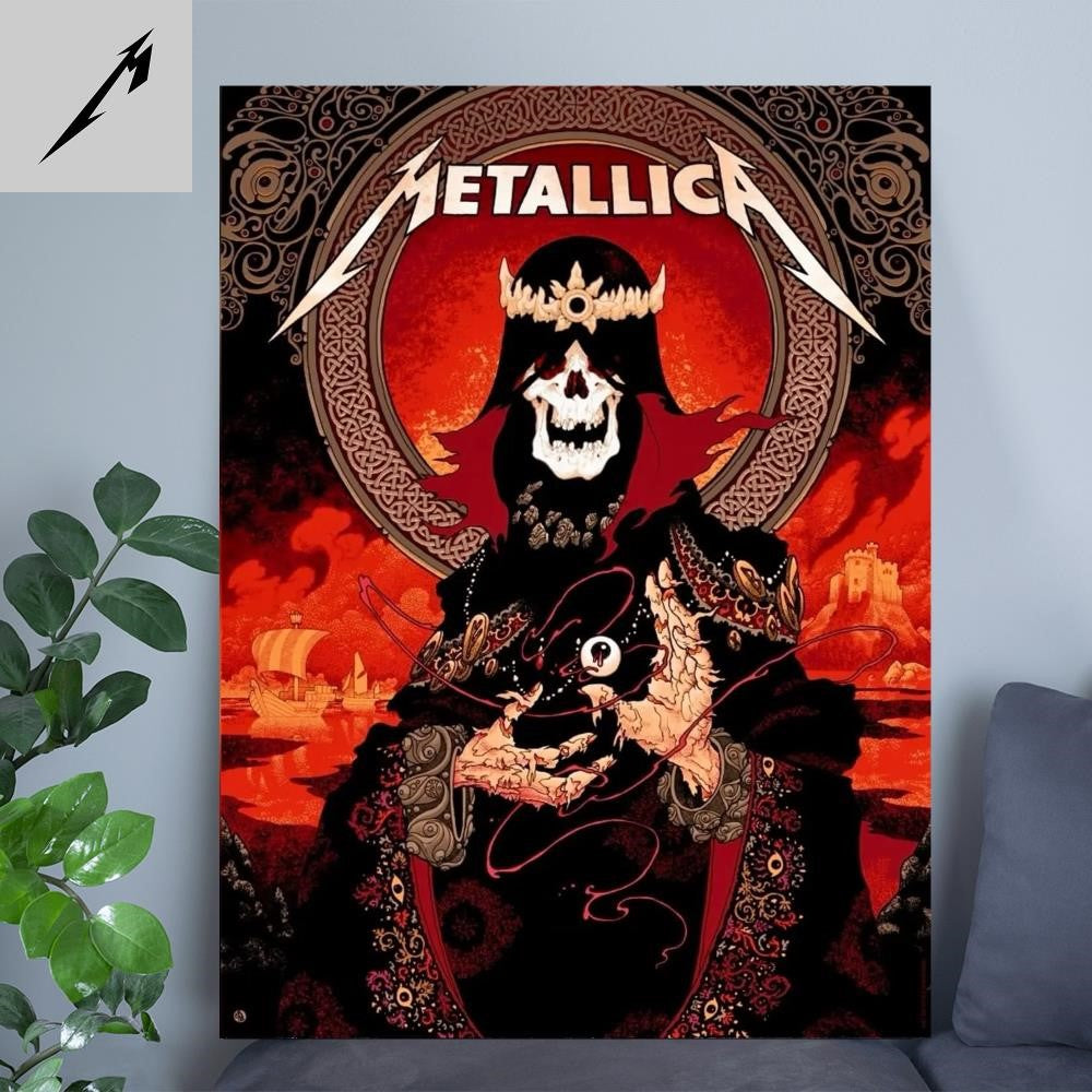 Metallica M72 Tour Cardiff Pop-Up Store Poster – Limited Edition Peter Diamond June 28 2026 Wall Art Print