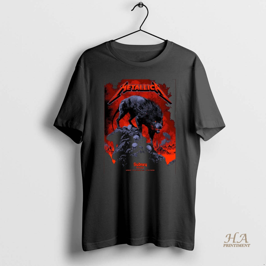Official Metallica Sydney Australia Saturday November 15 2025 Accor Stadium Shirt Hoodie Sweatshirt | PurePodTees.com