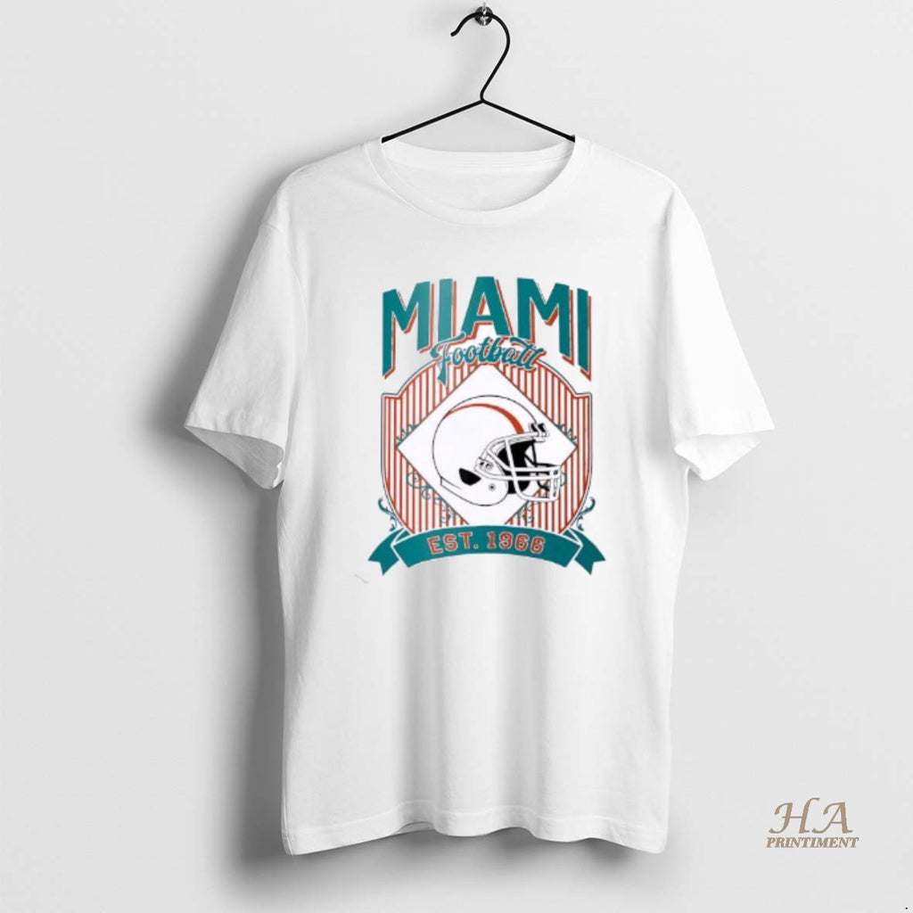 Official Miami Dolphins Football Vintage Style Ornaments White Shirt Hoodie Sweatshirt | PurePodTees.com
