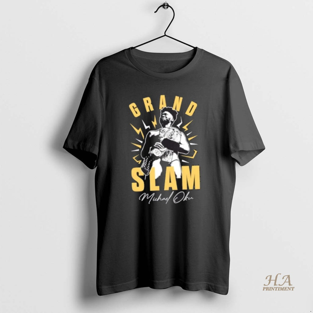 Official Michael Oku Grand Slam Shirt Hoodie Sweatshirt | PurePodTees.com